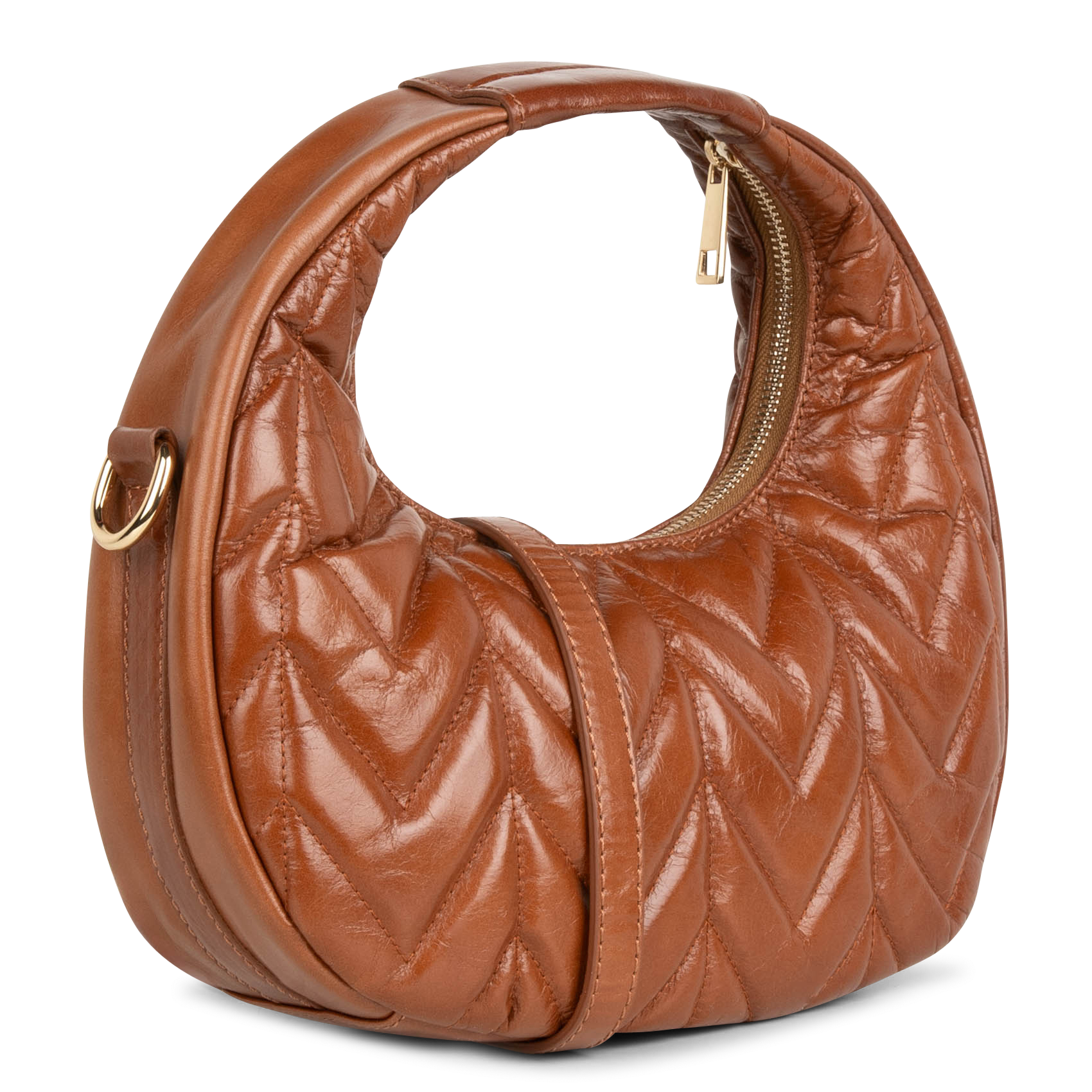 ELISABETH - Sac à main en cuir matelassé | Jaune