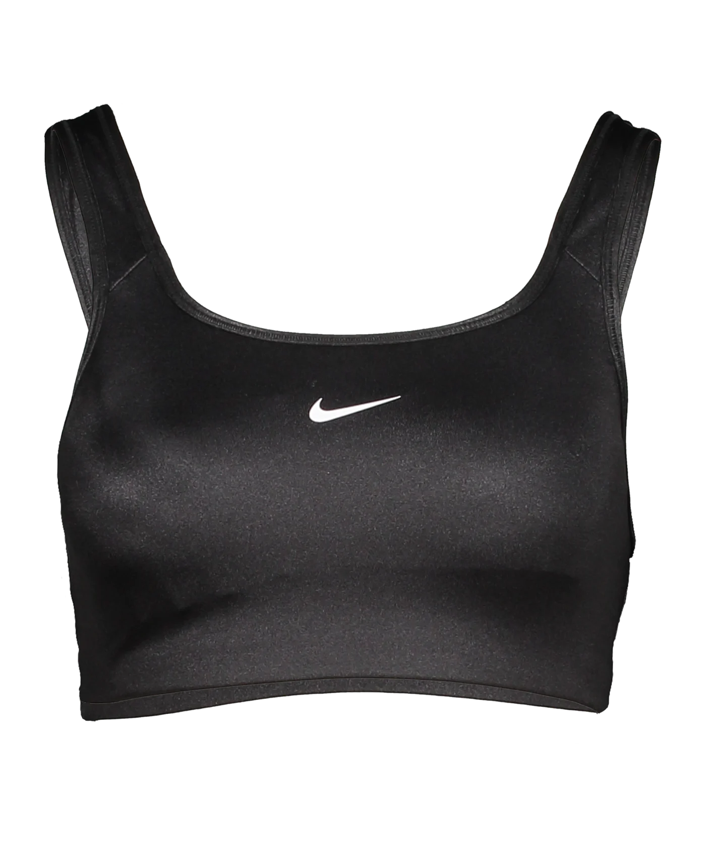 Nike Swoosh Shine Sport-BH Damen Schwarz F010