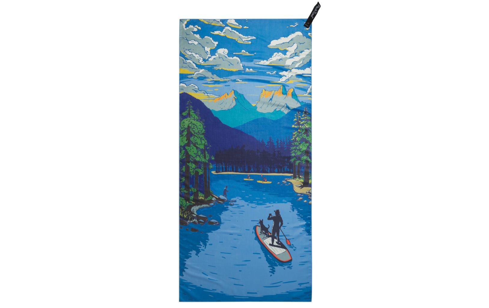 Personal Body, Blau, 137 cm x 64 cmCamping- und Reisehandtuch