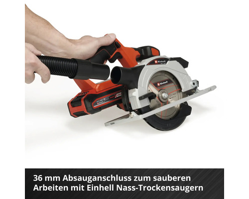 Einhell Power X-Change TE-CS 18/150 accu cirkelzaag, zonder accu en lader