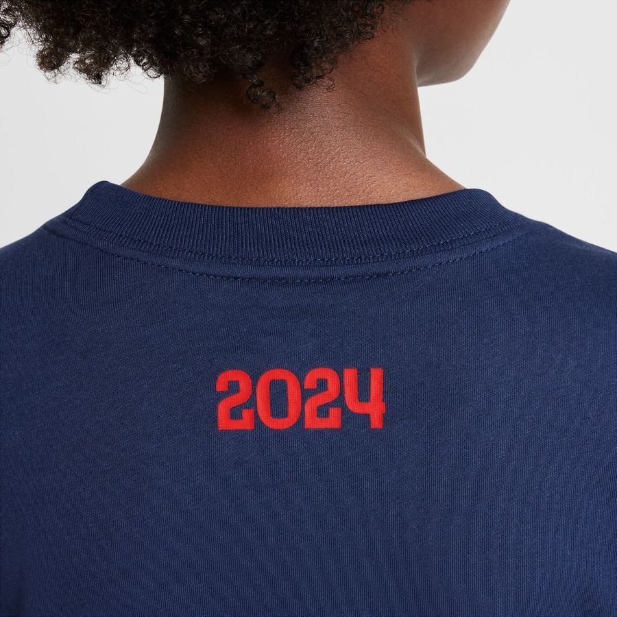 Paris Saint-Germain T-Shirt Iconic Maillot Extérieur - Bleu Marine Enfant