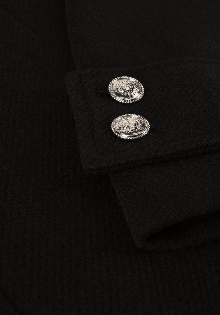 LIU JO zwarte liu jo mantel cappotto lungo