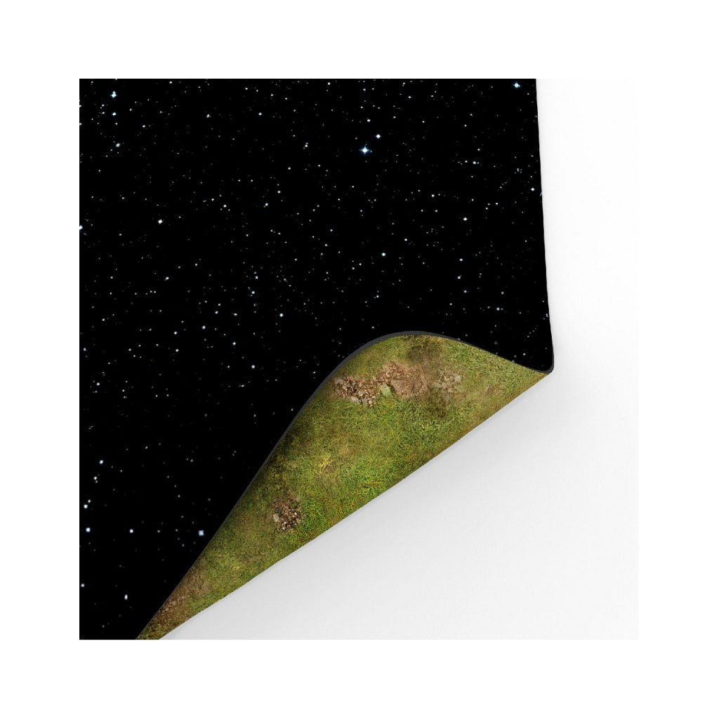 Playmats - Mousepad - Tapis recto/verso - Deep Space / Grassland - 48