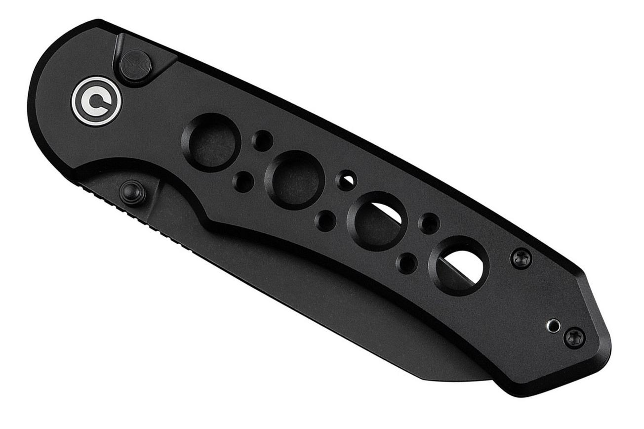 CIVIVI Pragma Prime C24067-1, Black Stonewashed 14C28N, Black Aluminum zakmes