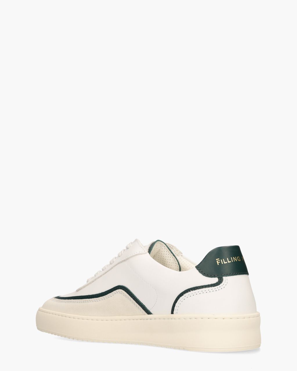 Filling Pieces Mondo Stack Wit/Donkergroen Herensneakers