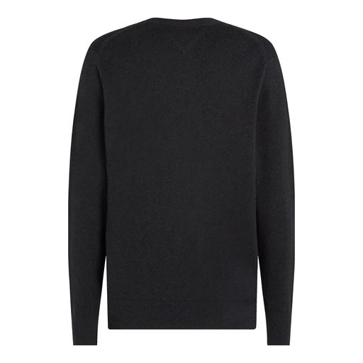 Tommy Hilfiger Pima Cashmere Cardigan, Dark Grey Heather, XL