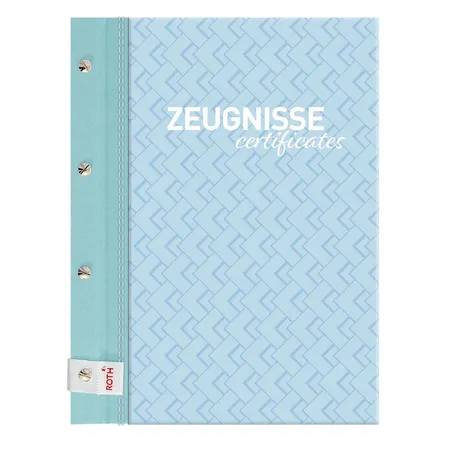 Roth Zeugnismappe Pattern mit Buchschrauben Swimming Pool, A4