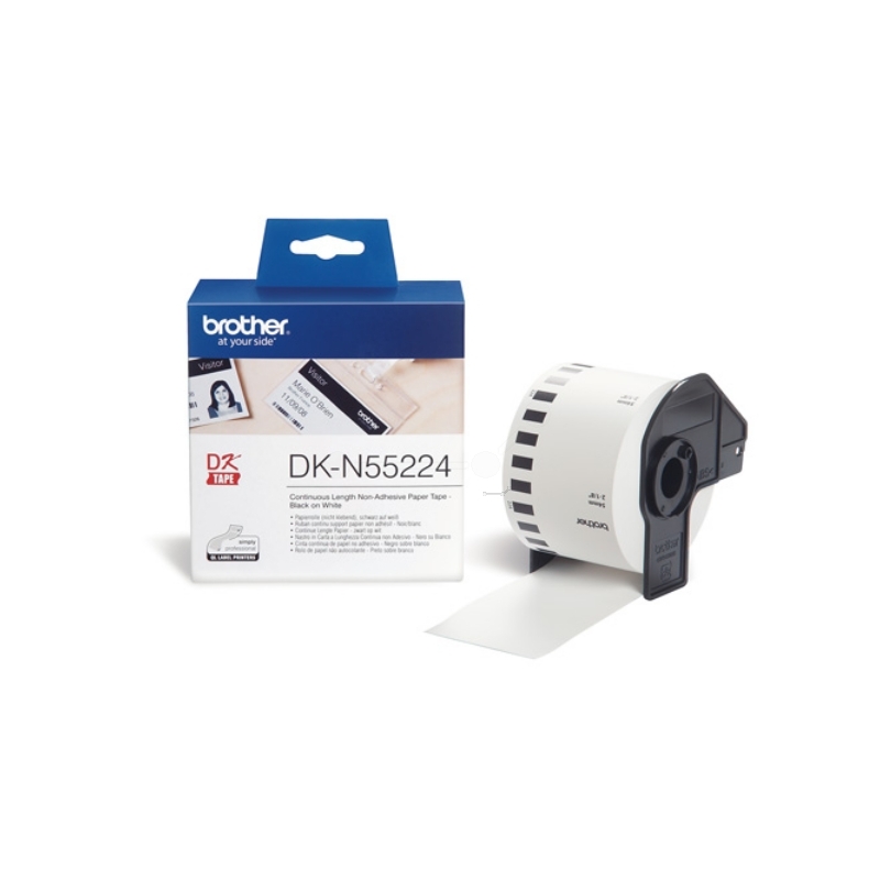 Brother DKN55224 P-Touch Etiketten, weiss, 54mm x 30,48m, DK_N55224, 54 mm x 30.48 m, 1 Stück