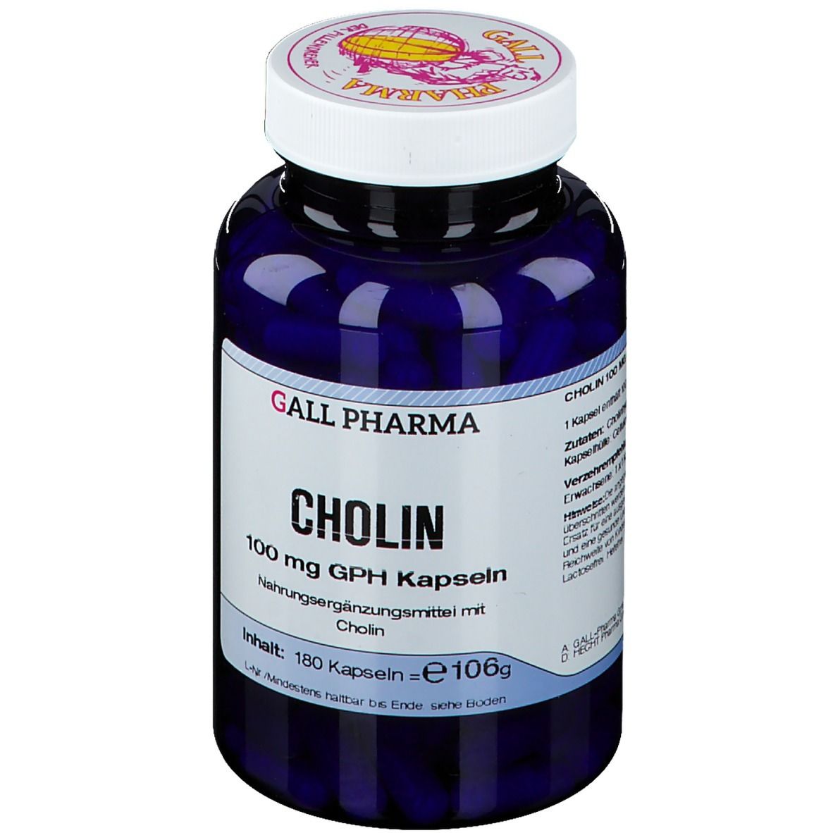 GALL PHARMA Cholin 100 mg GPH Kapseln