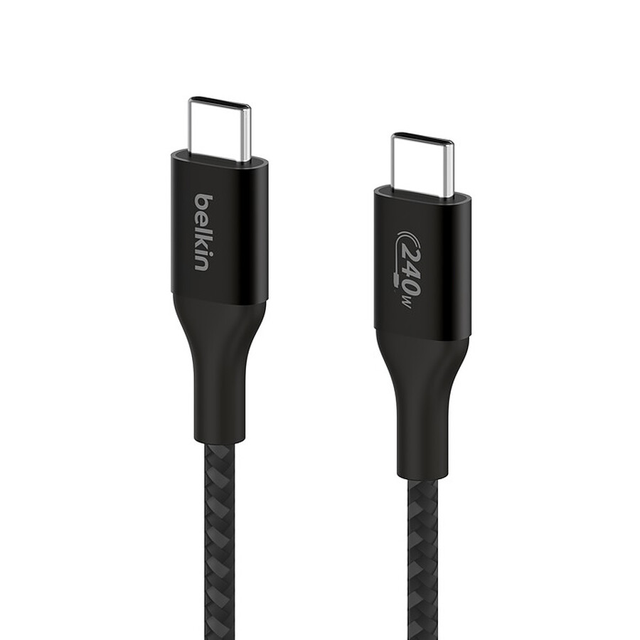 Belkin Câble USB-C vers USB-C 240W - renforcé (noir) - 1 m