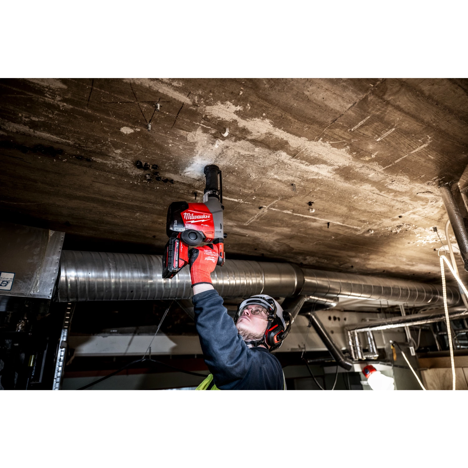 Milwaukee M18 FHAFOH16-0X 18V Li-ion accu SDS-Plus combihamer met geïntegreerde stofafzuiging in HD Box - 2.3J
