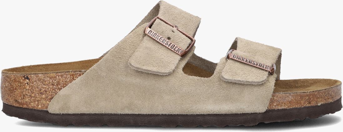 BIRKENSTOCK taupe birkenstock slippers arizona dames