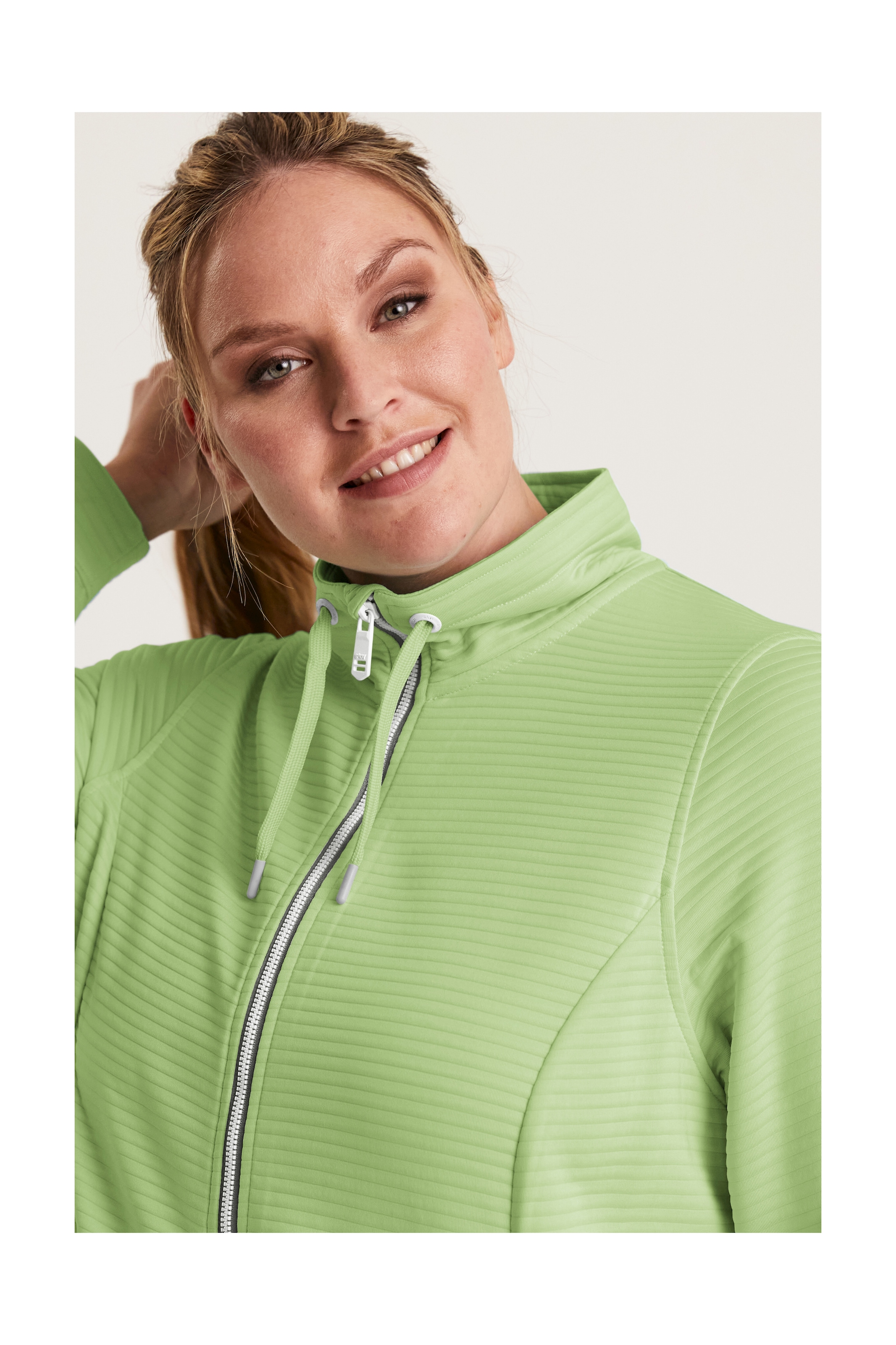 STOY Strickjacke »STS 13 WMN FLX JCKT« Leichte Powerstretchjacke mit 4-Wege-Stretch und Kinnschutz