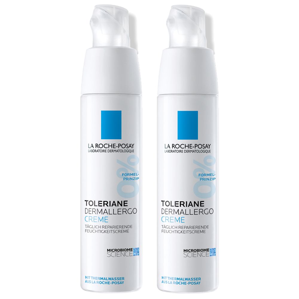 Toleriane Dermallergo Creme, feuchtigkeitsspendende Gesichtscreme für empfindliche, trockene und zu Allergien neigende Haut