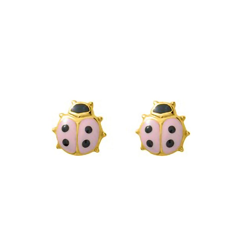 Boucles d'oreilles enfant - Or 18 Carats - Coccinelle