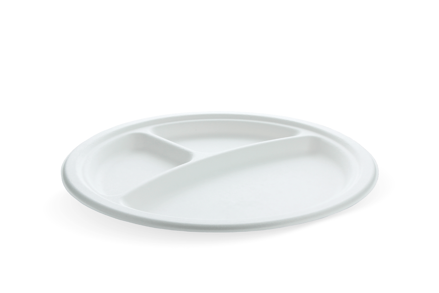 Bord Ø26cm 3-vaks suikerriet Plastic- en Pfas-vrij BIO