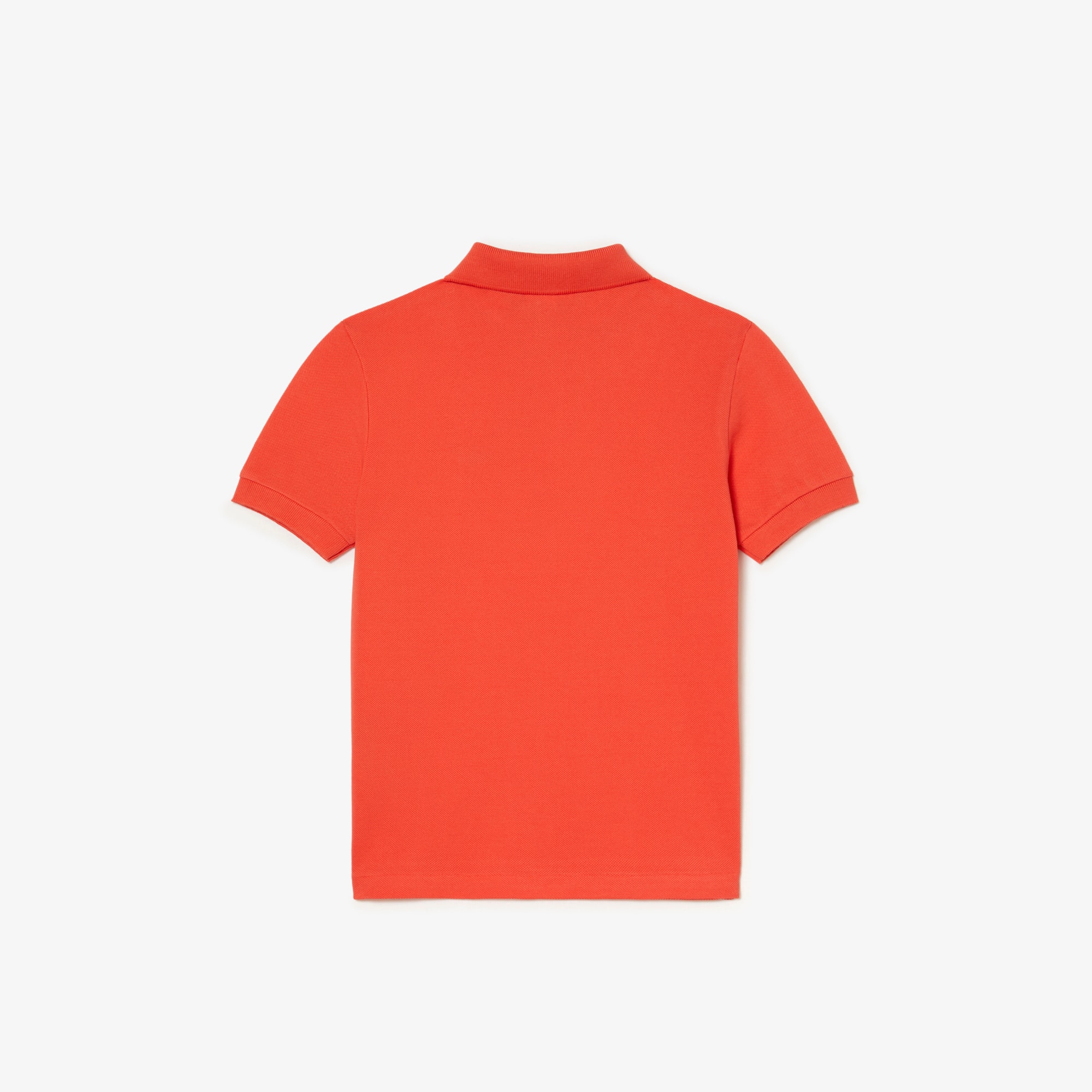 Polo enfant Lacoste regular fit en petit piqué uni Polos - Orange - Lacoste - Enfant