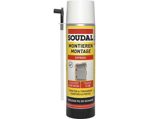 Soudal 2K kozijnenschuim B2 lichtgroen 400 ml