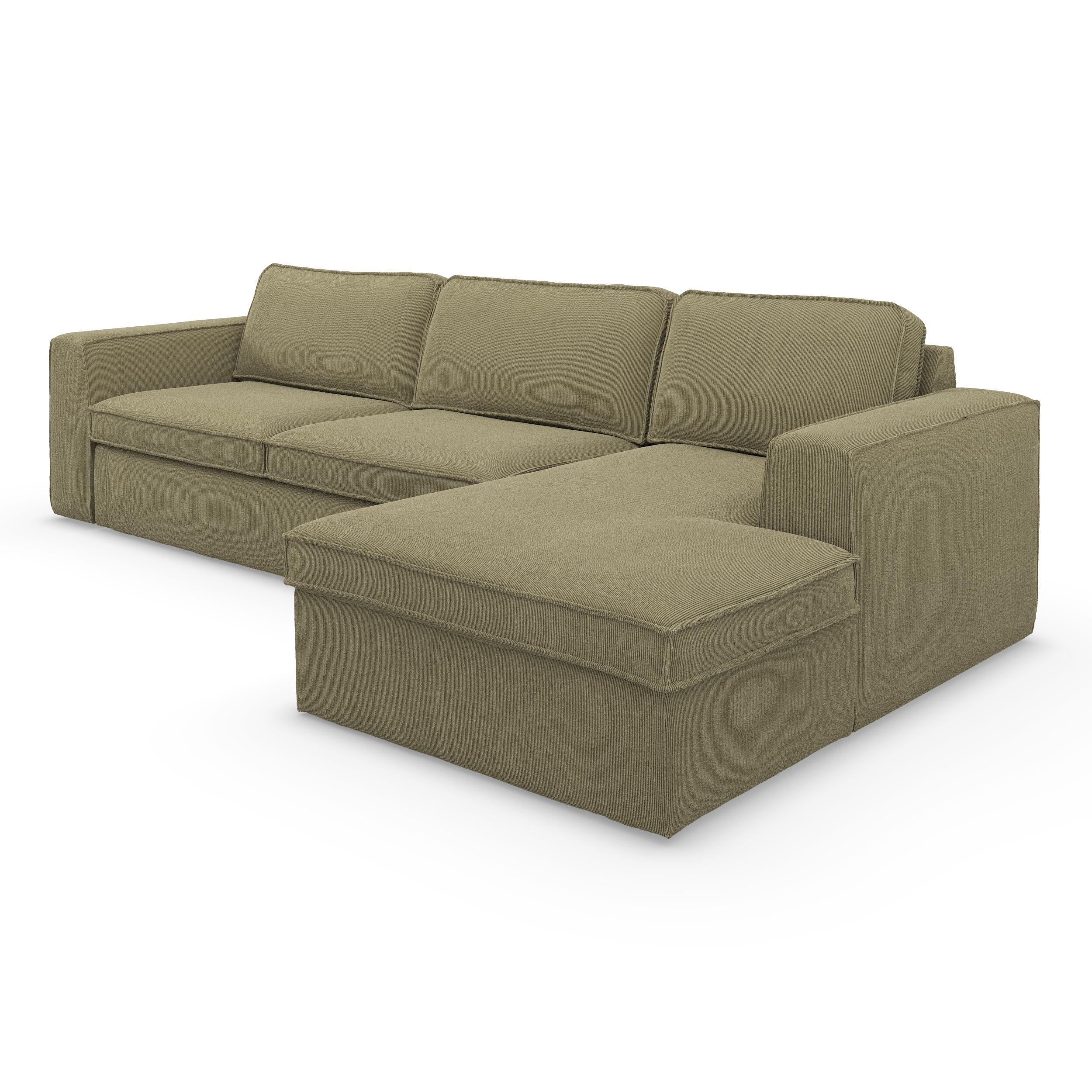 Runar højrevendt sofa med chaiselong