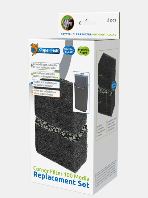 Superfish Filtermateriaal Quadro 70 & Qubiq 60