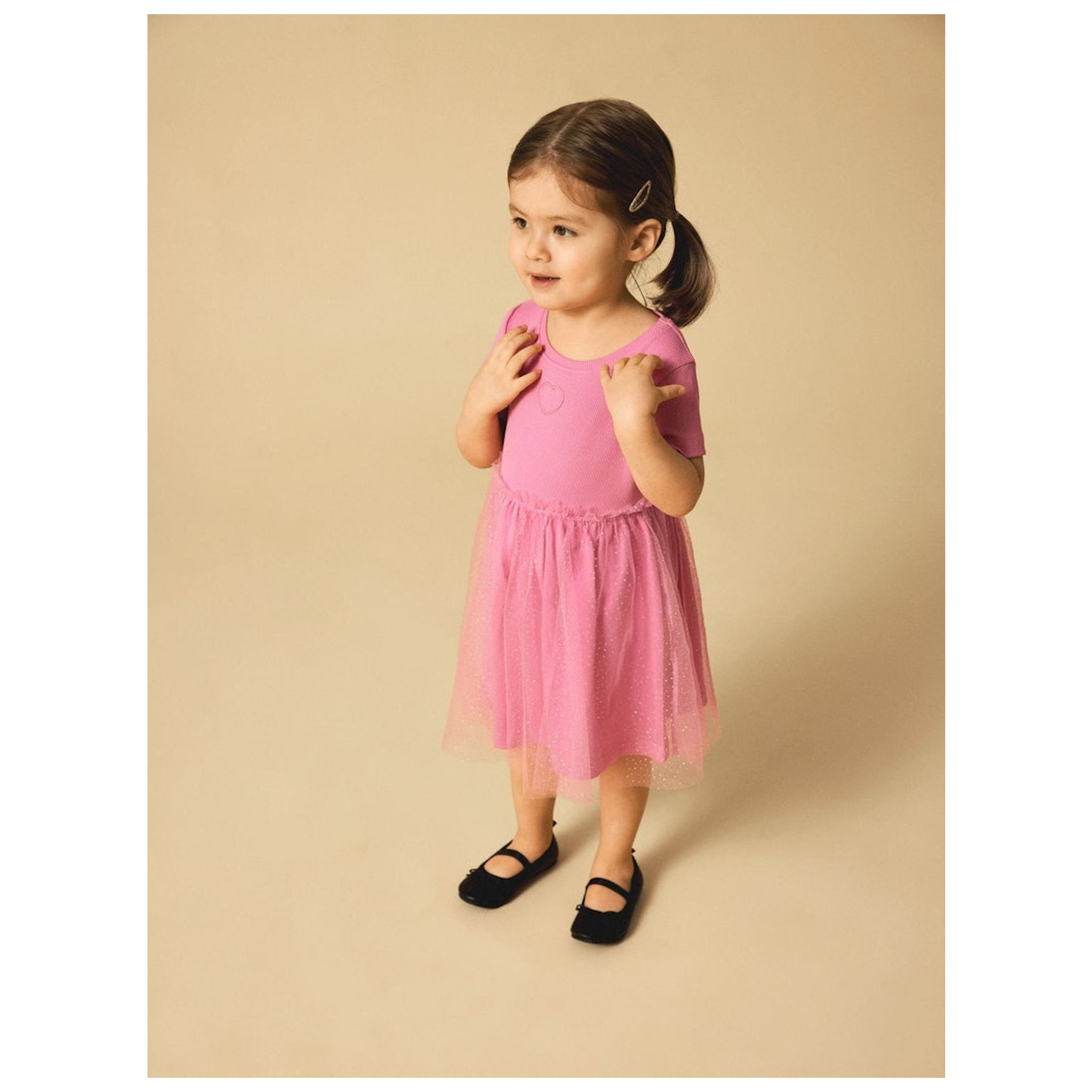name it NMFHARANA SS TULLE DRESS PB