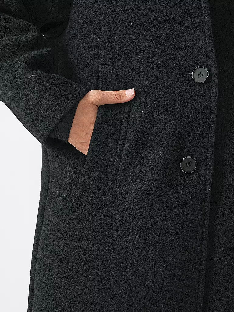 FUCHS & SCHMITT Wollmantel  schwarz