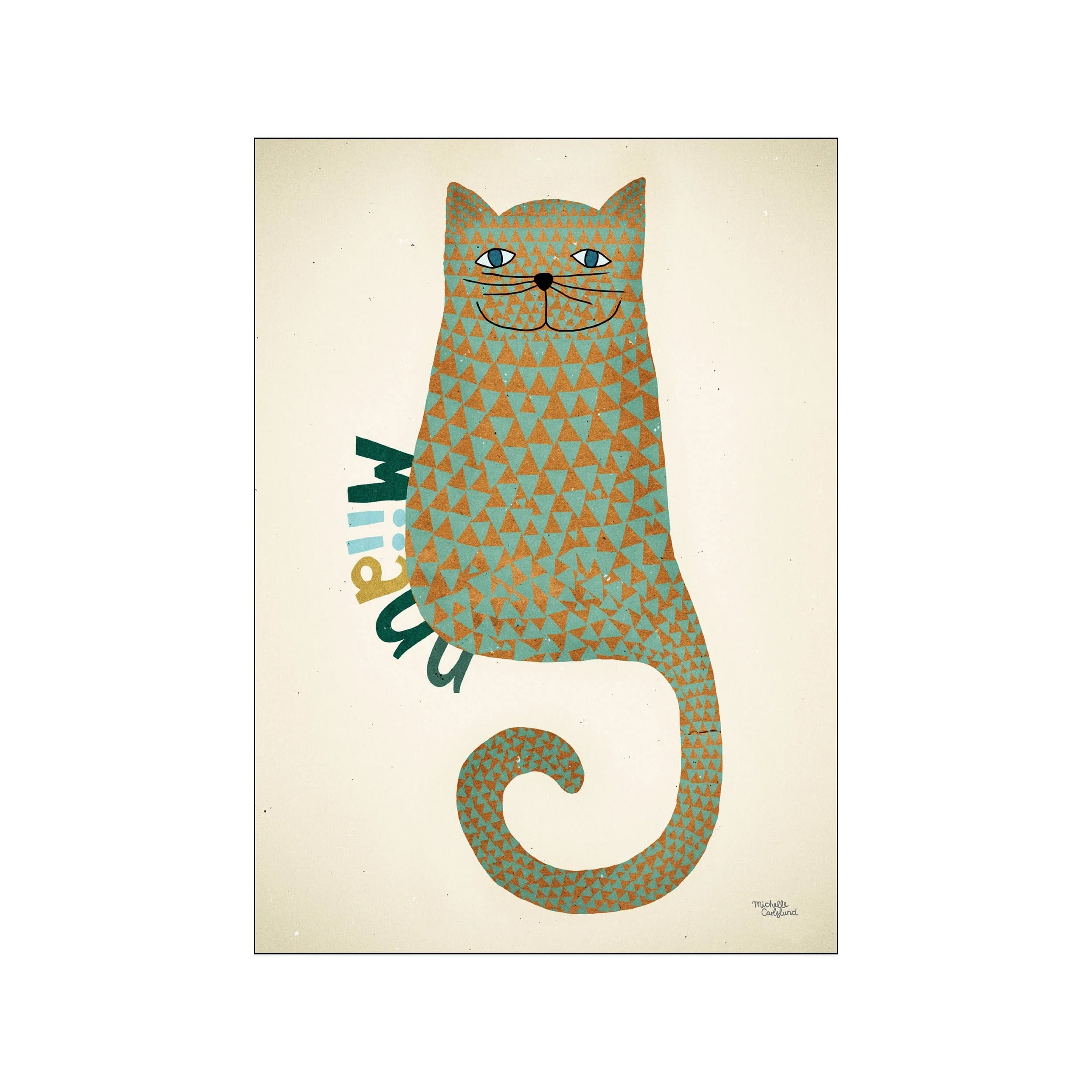 Poster & Frame  Michelle Carlslund Miiauu plakat