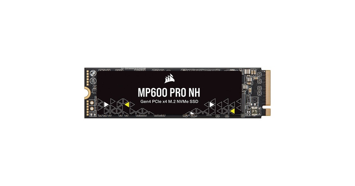 CorsairMP600PRO NH PCIe 4.0 NVMe M.2, 1 TB SSD  (CSSD-F1000GBMP600PNH, PCIe Gen 4.0 x4, NVMe 1.4, M.2 2280)