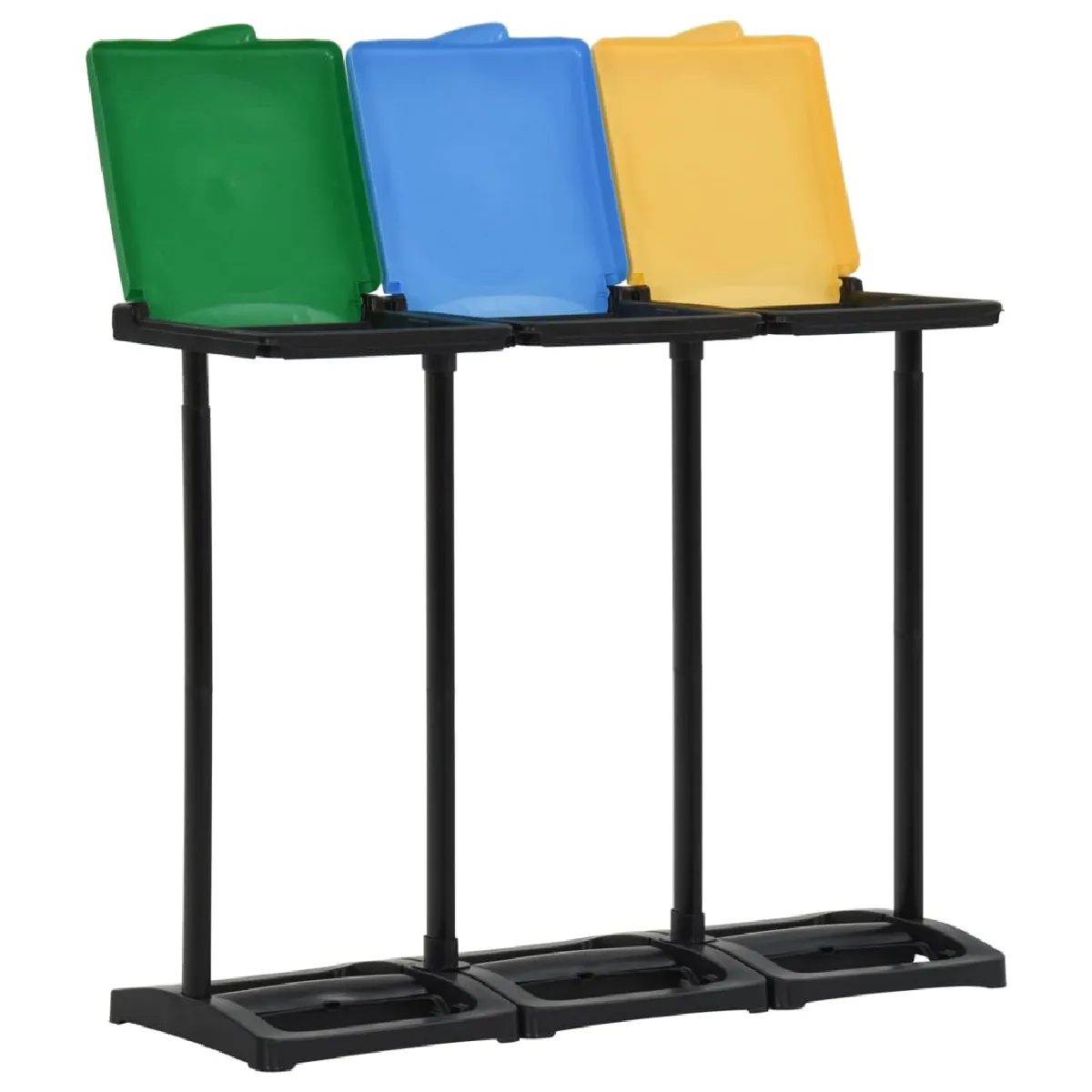 vidaXL Supports pour sacs poubelle 80-110 L