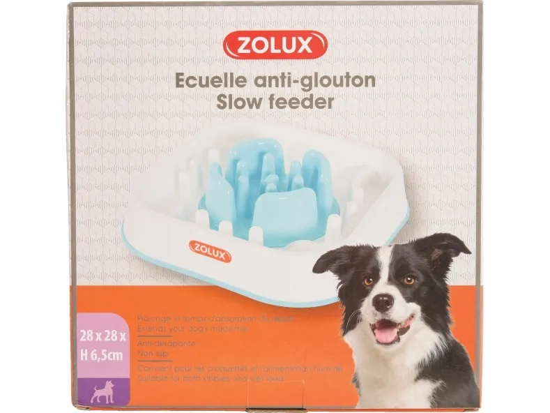 Zolux slow feeder kvadrat 28 x 28 x 6,5 cm