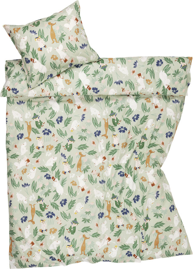 Iittala Moomin Arabia sengetøj 140x200, Blomsterhave Multifarvet