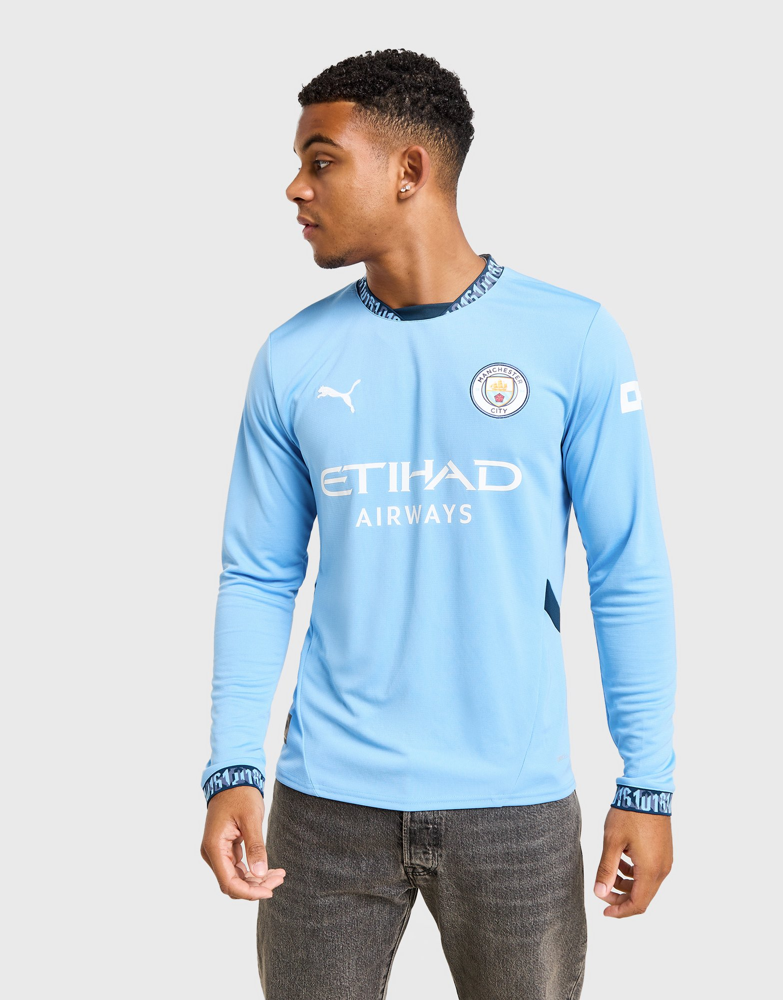 Puma Manchester City FC 2024/25 Long Sleeve Home Shirt