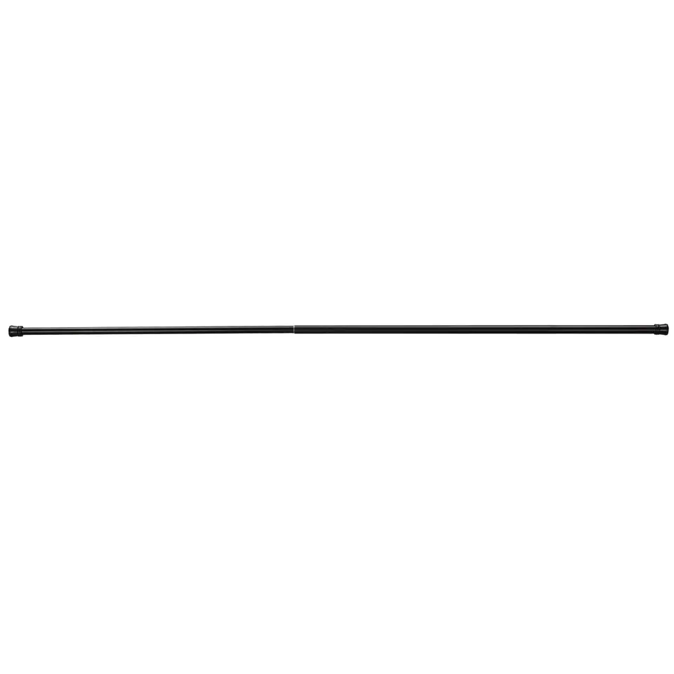 Douche Gordijnstang XL, aanpasbaar van 140 tot 260 cm, zelfklemmend, zwart