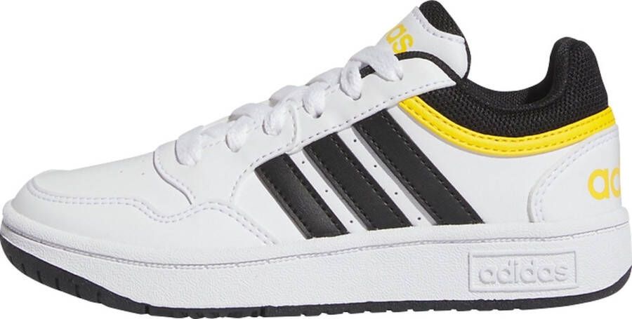 Adidas Sportswear Hoops 3.0 sneakers wit zwart Imitatieleer 36 2 3