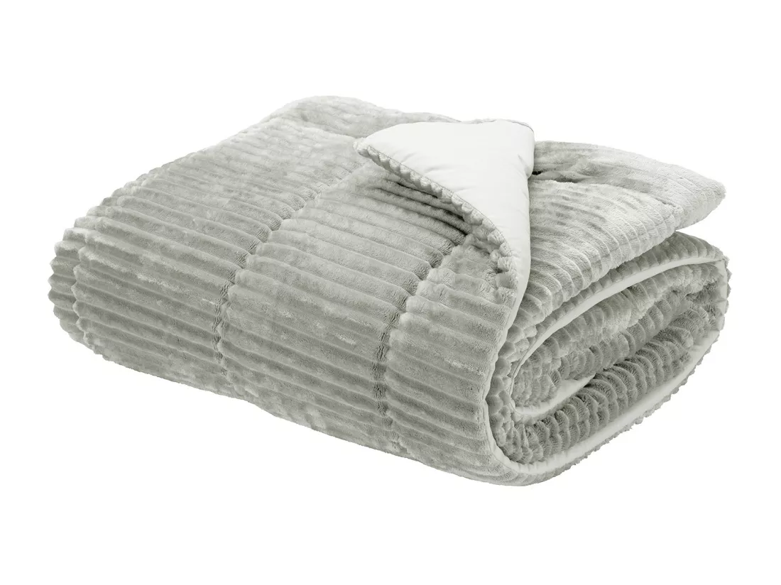 Couette Fibre Velvet 500gr Stripes Naturel