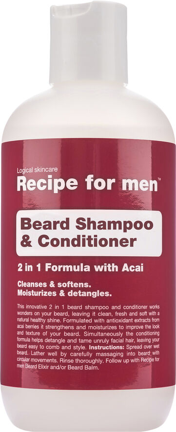 Recipe For Men Beard Shampoo & Conditioner 250 ml.