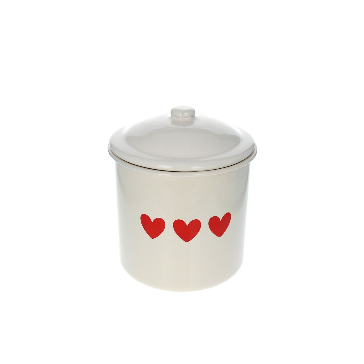 Lot de 3 boîtes métal cœur rouge Le petit Souk