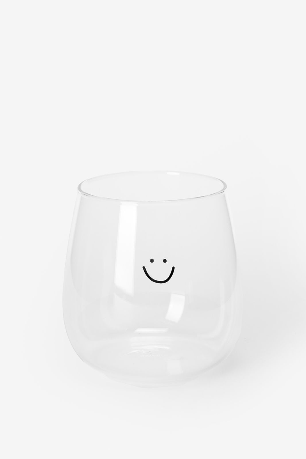 Waterglazen met smiley