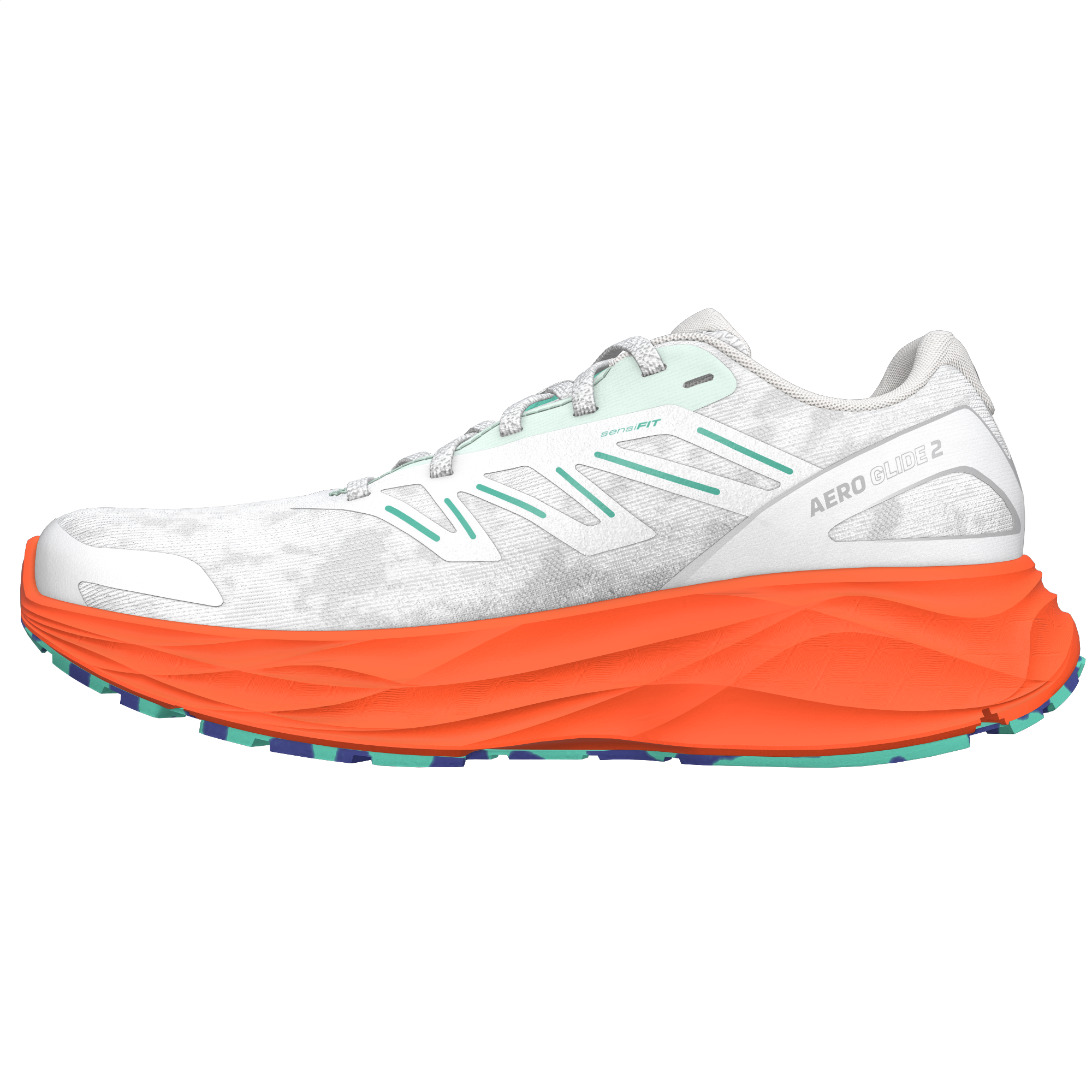 salomon aero glide 2 loebesko dame 25 l47575300 white cherry tomato electr