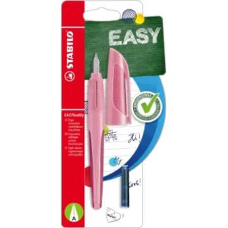 Ergonomischer Schulfüller STABILO® EASYbuddy® Pastel, A, rosiges Rouge