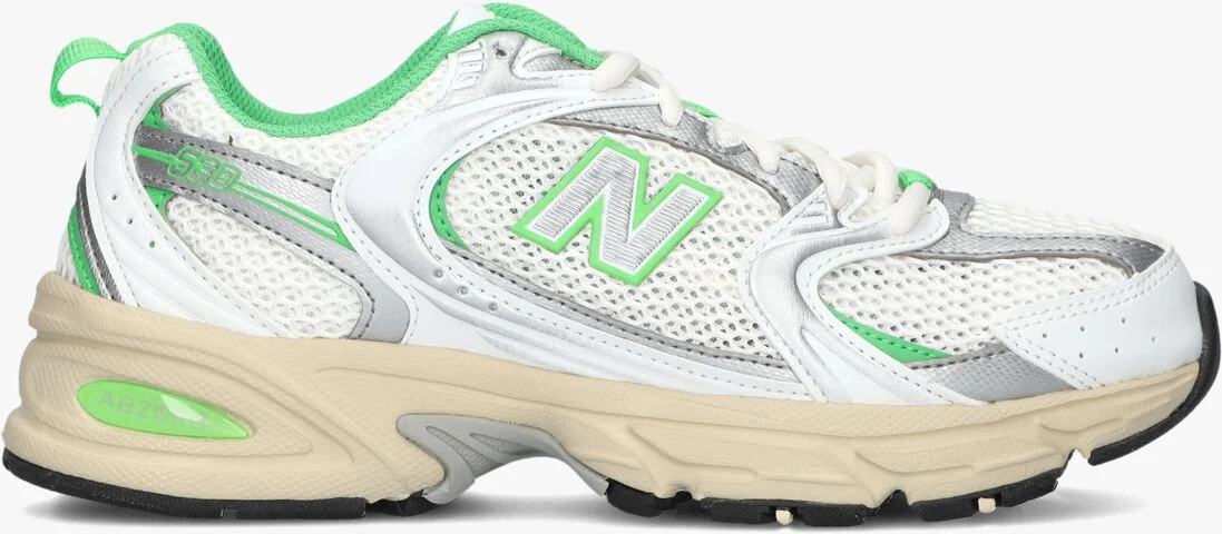 NEW BALANCE witte new balance lage sneakers mr530 d