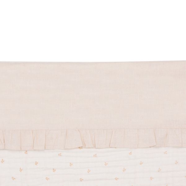 Jollein Ruffle Ledikantlaken - 120 x 150 cm - Natural