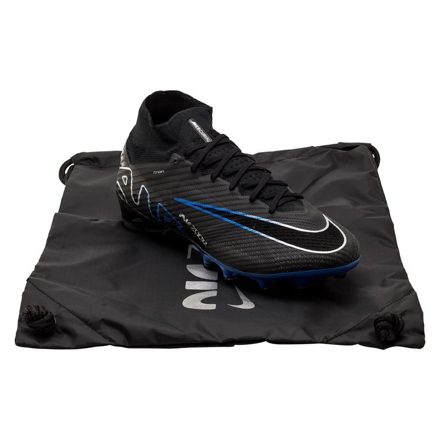 Nike Air Zoom Mercurial Superfly Elite 9 AG-PRO Shadow - Noir/Chrome/Bleu