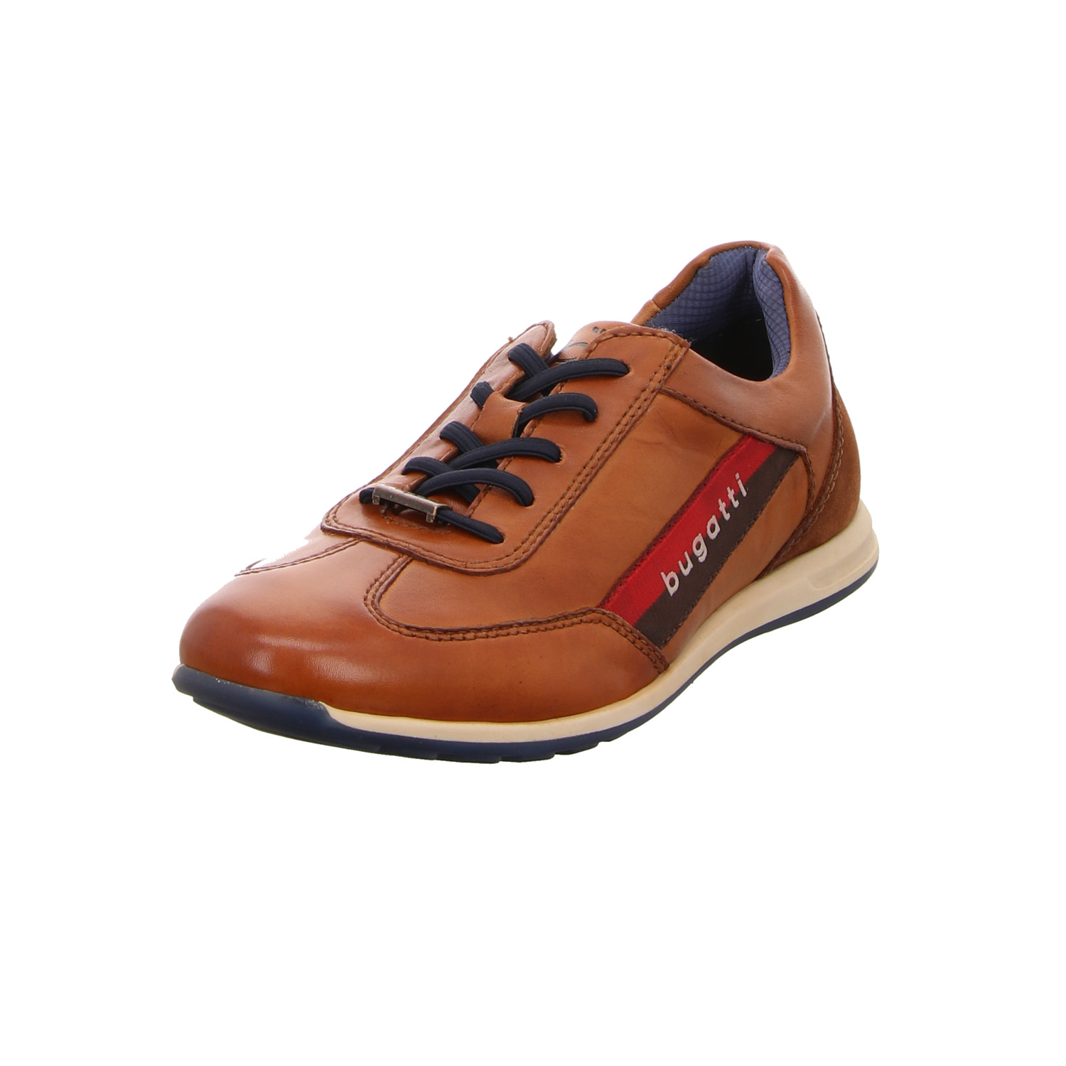 Bugati Schnürhalbschuh braun