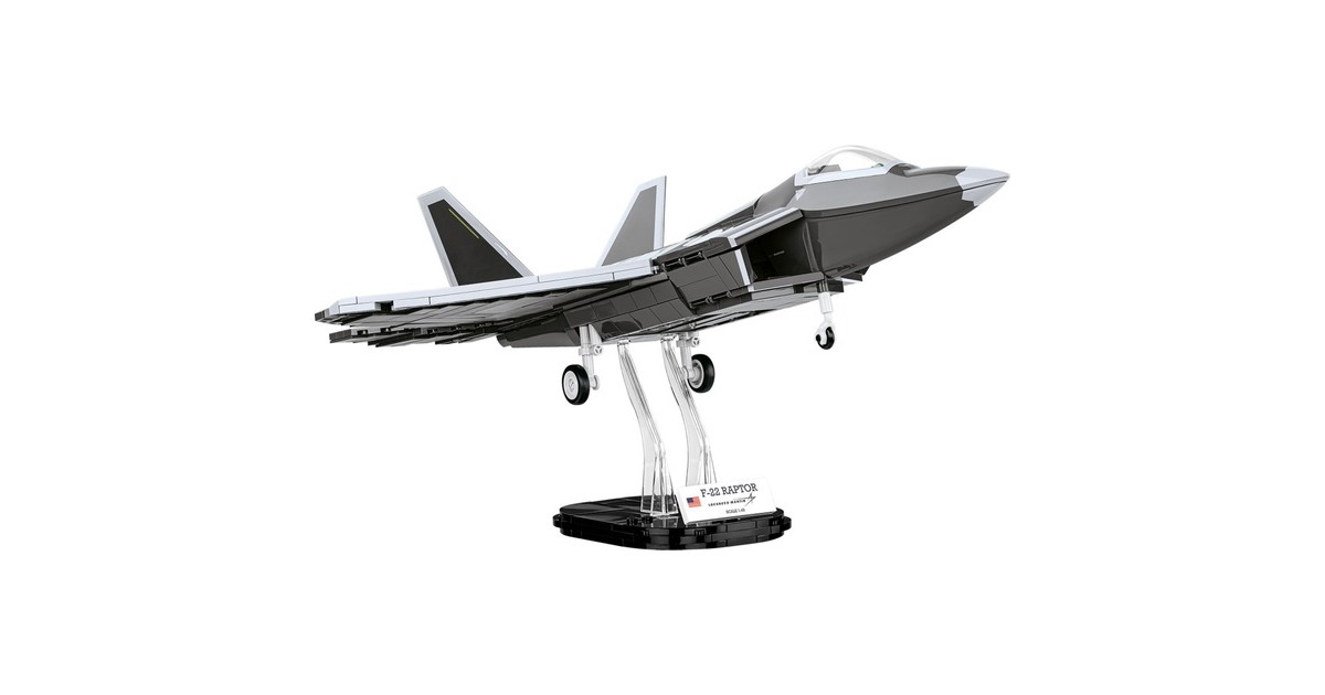 COBIArmed Forces - Lockheed F-22 Raptor Constructiespeelgoed  (Schaal 1:48)
