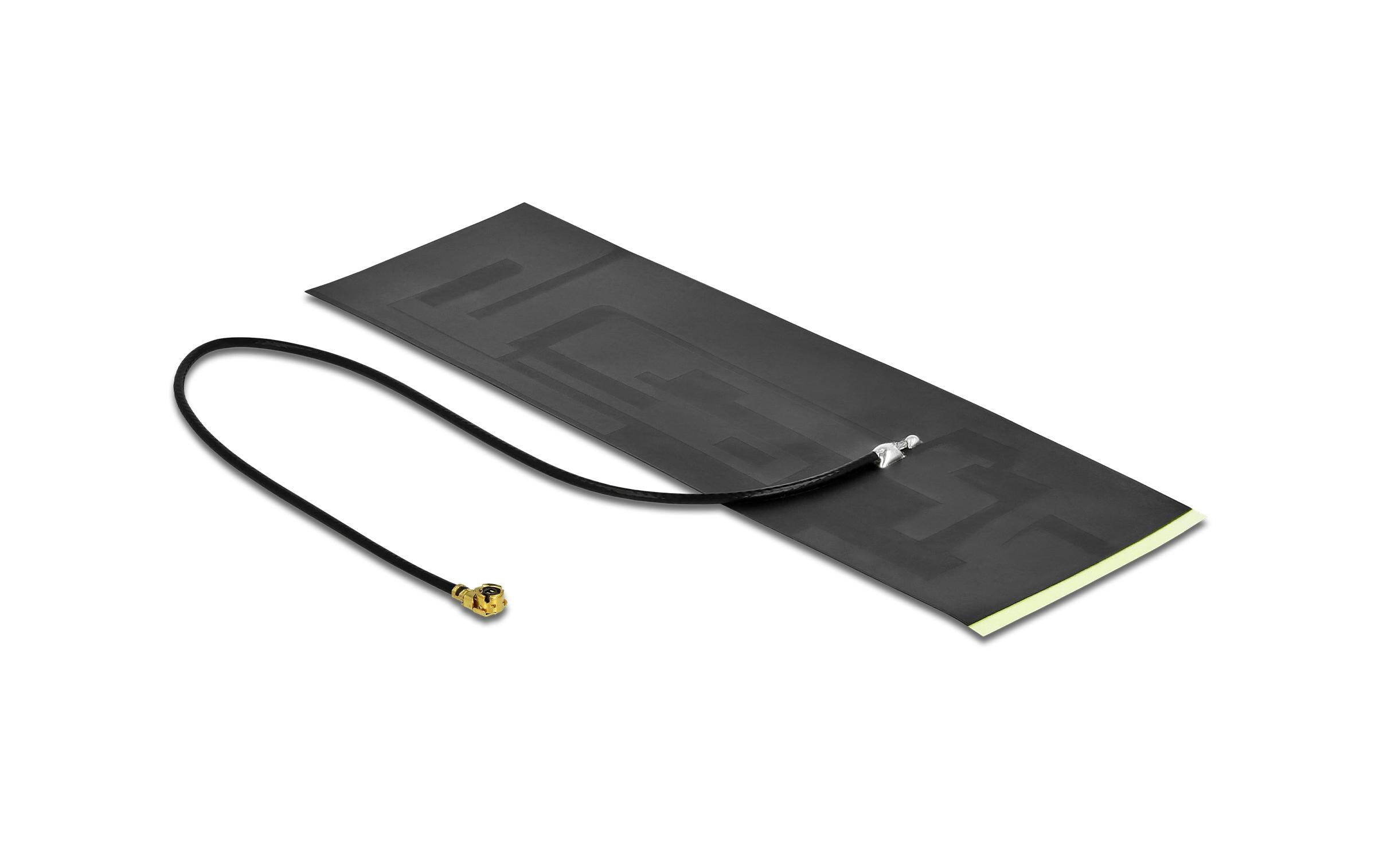 5G/LTE-Antenne MHF I/U.FL MHF I 5 dBi RundstrahlDelock 5G LTE Antenne MHF I Stecker -0.42 - 5.00 dBi omnidirektional FPC
