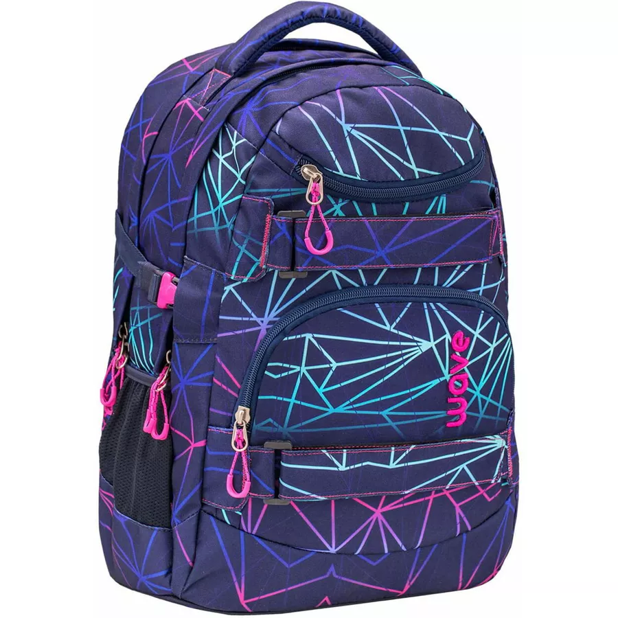 WAVE Rucksack Infinity Stripes Purple