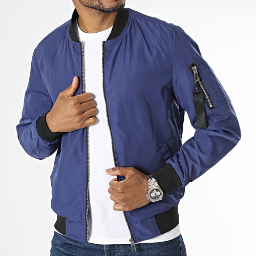 Veste Bomber Bleu Roi