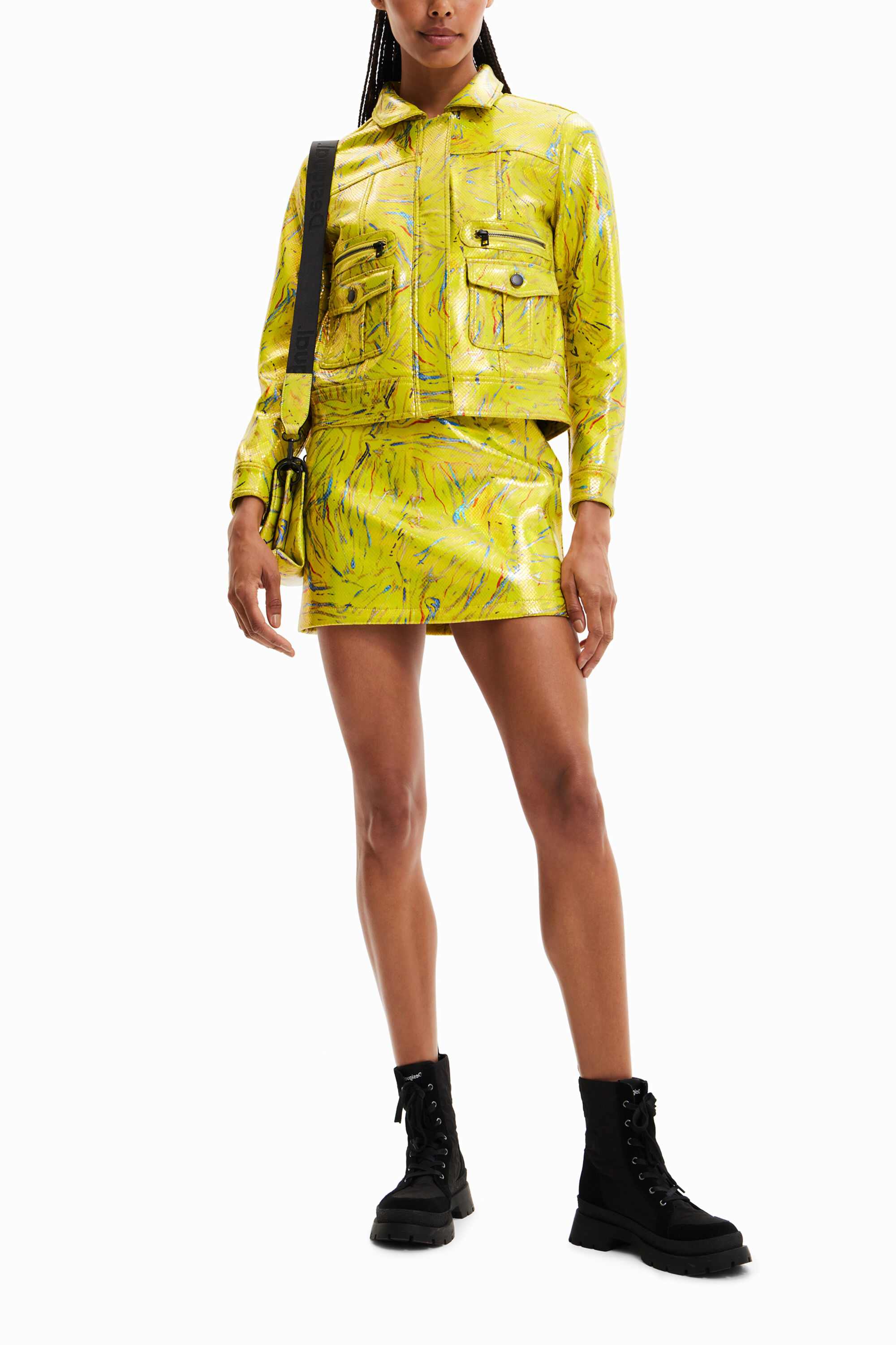 Veste droite arty