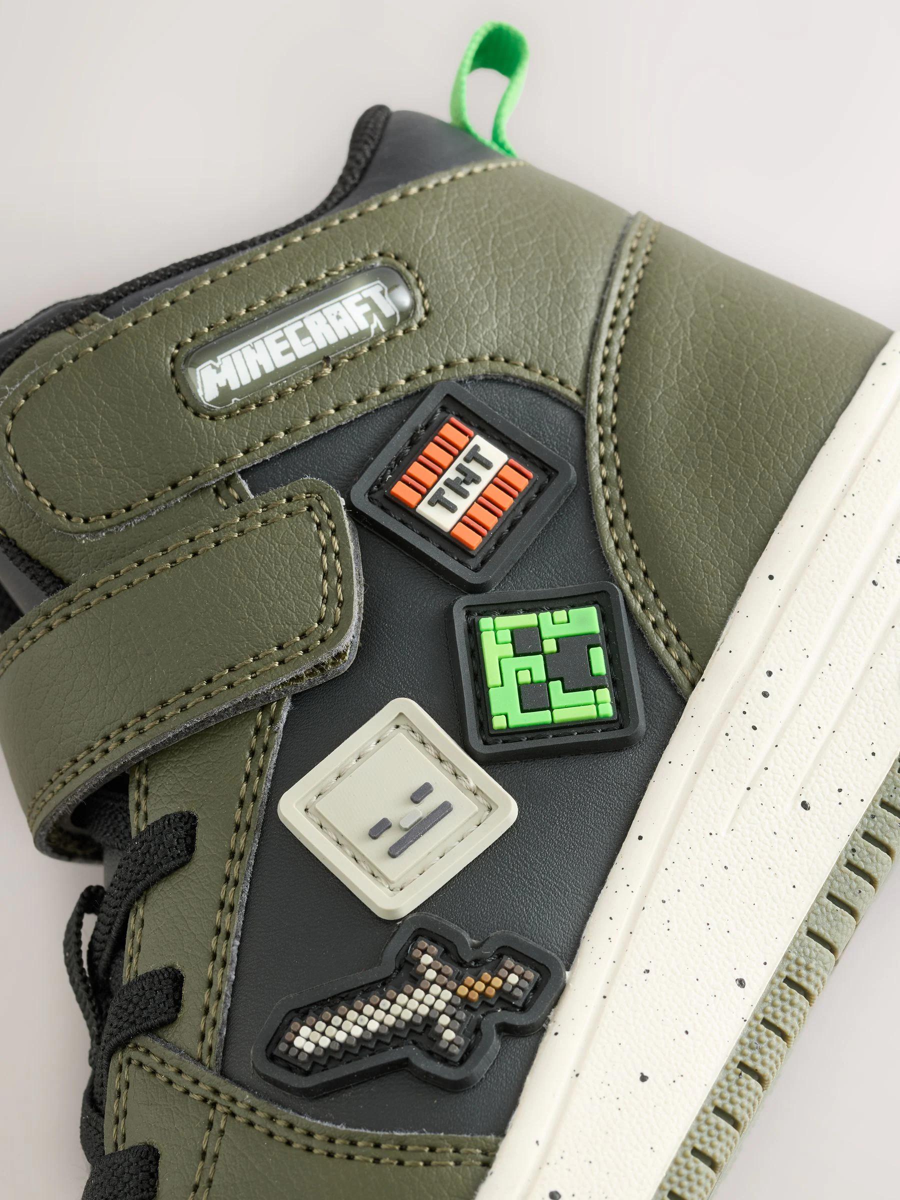Kakigroen - Minecraft hoge sneakers